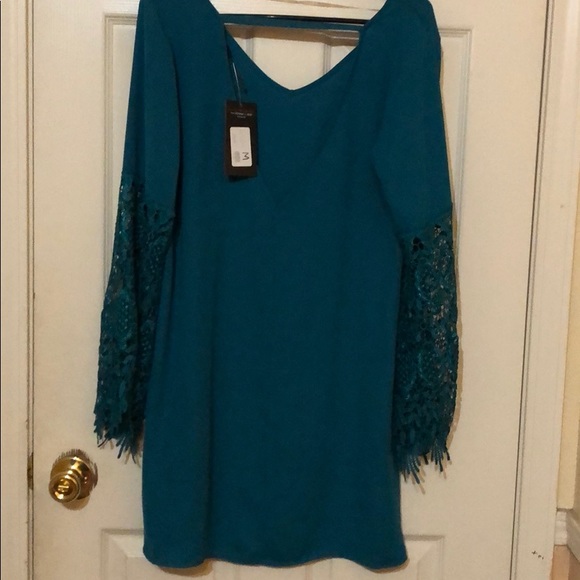 Teal dress - Picture 1 of 2